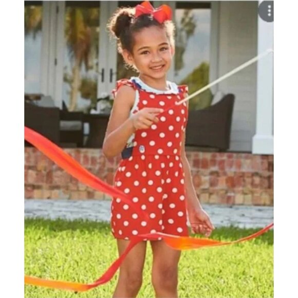 Matilda Jane Girls Size 2 Polka Dot Most Magical Day Romper 2 availabel twins mu - Picture 2 of 12
